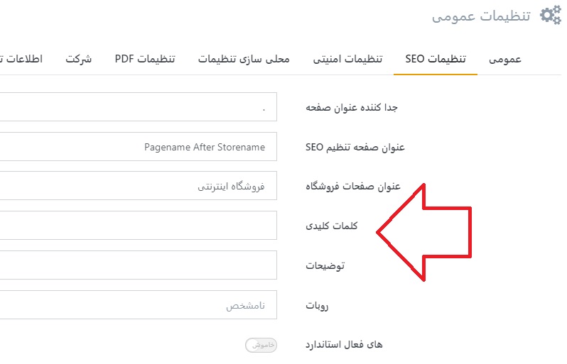 فروشگاه اینترنتی کاج بخش سئو 2